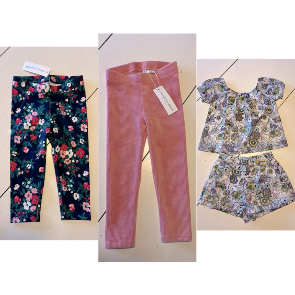 Janie & Jack Toddler Girl Clothes Bundle